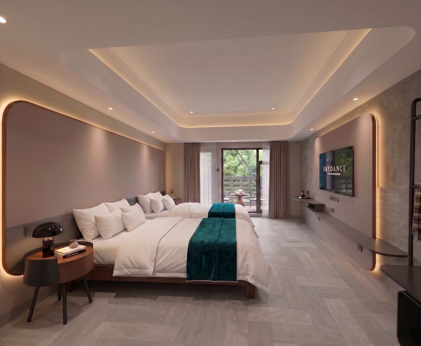 Premier Family Room with Balcony at Villa V
